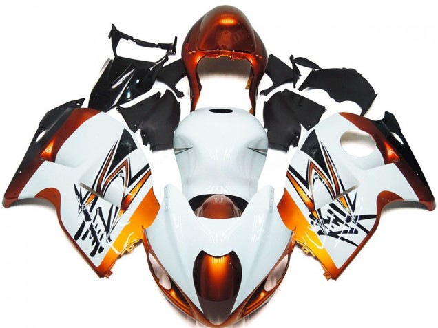 1997-2007 Bronze and White Style Suzuki GSXR 1300 Fairings 1997-2007 Bronze and White Style Suzuki GSXR 1300 Fairings