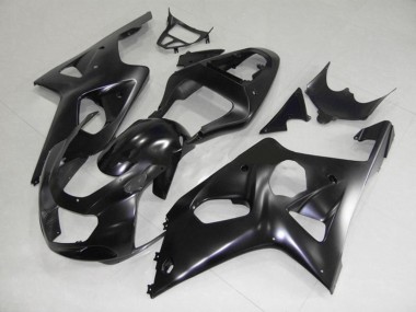 2000-2002 Matte Black Suzuki GSXR 1000 Fairings