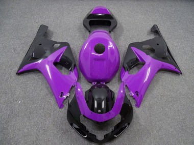 2001-2003 Gloss Purple and Black Suzuki GSXR 600-750 Fairings