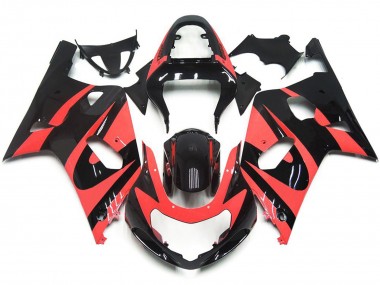 2001-2003 Light Red Custom OEM Style Suzuki GSXR 600-750 Fairings