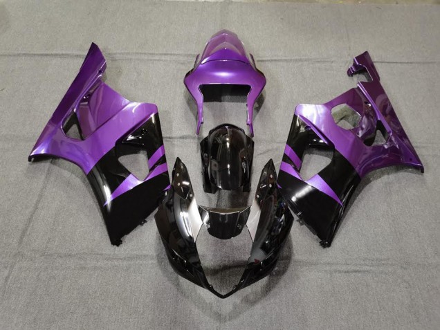 2003-2004 Gloss Purple & Black Suzuki GSXR 1000 Fairings 2003-2004 Gloss Purple & Black Suzuki GSXR 1000 Fairings