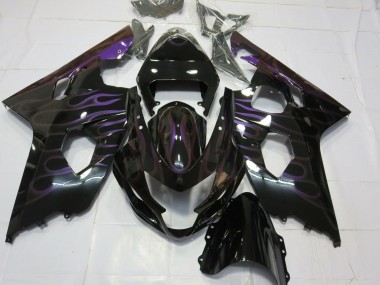 2004-2005 Purple Flame Suzuki GSXR 600-750 Fairings