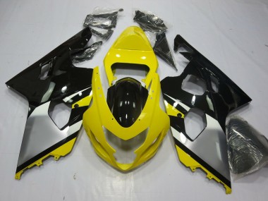 2004-2005 Yellow OEM Style Suzuki GSXR 600-750 Fairings