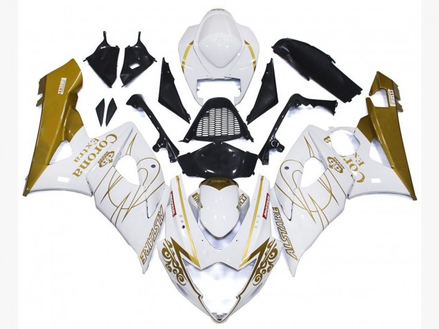 2005-2006 Gold Gloss Corona Custom Suzuki GSXR 1000 Fairings 2005-2006 Gold Gloss Corona Custom Suzuki GSXR 1000 Fairings