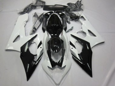 2005-2006 White Black and Silver Suzuki GSXR 1000 Fairings