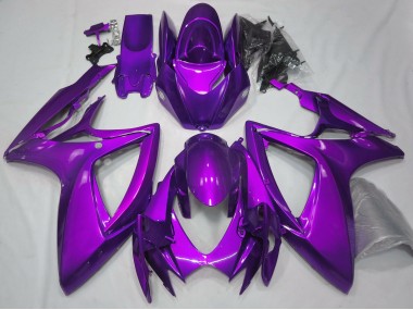 2006-2007 Gloss Purple Plain Suzuki GSXR 600-750 Fairings