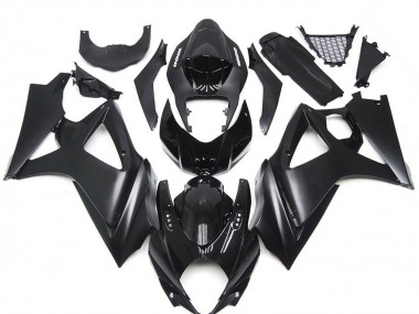 2007-2008 Custom Matte Black Slick Suzuki GSXR 1000 Fairings