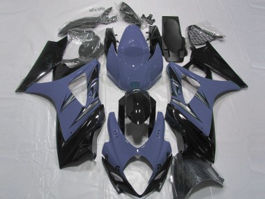 2007-2008 Dark Blue and Black Suzuki GSXR 1000 Fairings