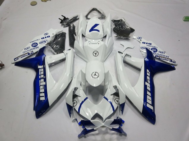 2008-2010 Blue Jordan Suzuki GSXR 600-750 Fairings 2008-2010 Blue Jordan Suzuki GSXR 600-750 Fairings