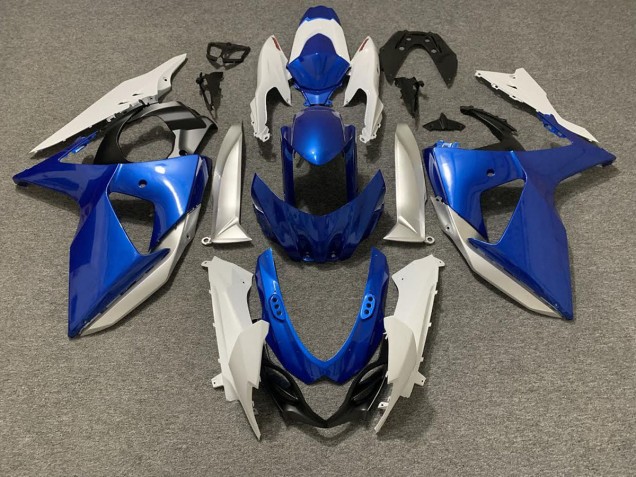 2009-2016 Light Blue & White Suzuki GSXR 1000 Fairings 2009-2016 Light Blue & White Suzuki GSXR 1000 Fairings
