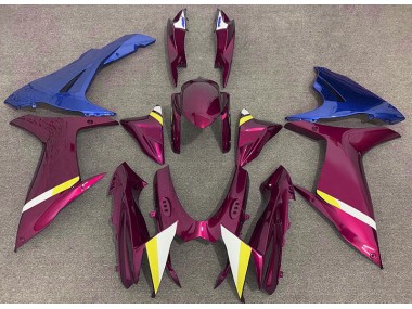 2011-2020 Gloss Red and Blue Suzuki GSXR 600-750 Fairings